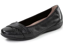 ELENA EDEN, elegante Damen-Ballerinas, Weite G, mit herausnehmbarem Fußbett