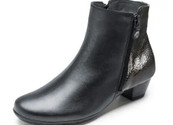 ELENA EDEN, elegante Damen-Stiefeletten, Weite G, mit herausnehmbarem Fußbett