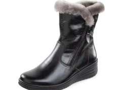 ELENA EDEN, gefütterte Damen-Stiefeletten, Winterschuhe, Weite H, mit Lammfell