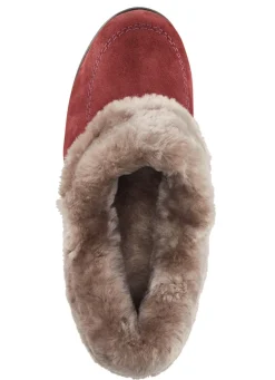ELENA EDEN Hausschuh mit echtem Lammfellfutter