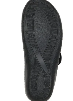 ELENA EDEN, klassische Damen-Pantoletten, Weite H, mit herausnehmbaren Fußbett