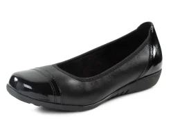 ELENA EDEN, klassische Damen-Ballerinas, Weite G, mit herausnehmbarem Fußbett