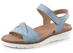 ELENA EDEN, modische Damen-Sandale, Weite H, mit herausnehmbarem Fußbett