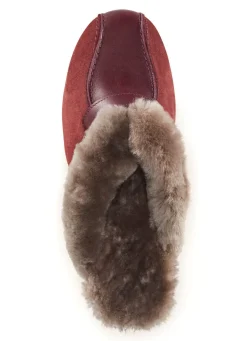 ELENA EDEN Pantoffel mit echtem Lammfellfutter