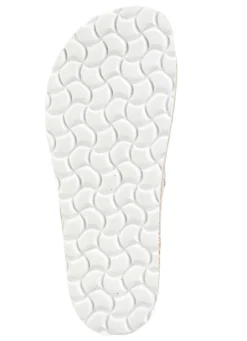 ELENA EDEN Pantolette aus grob gewebtem Textilmaterial