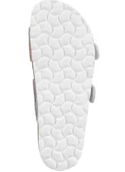 ELENA EDEN Pantolette aus interessant dessiniertem Synthetik