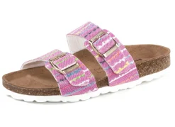 ELENA EDEN Pantolette aus interessant dessiniertem Synthetik