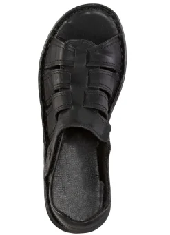 ELENA EDEN Sandale aus Nappaleder mit dezenter Knitter-Struktur