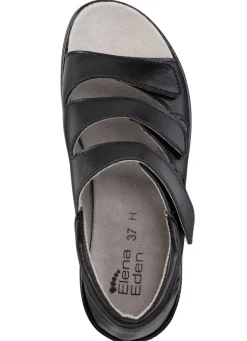 ELENA EDEN Sandale aus teilweise schimmerndem Nappaleder