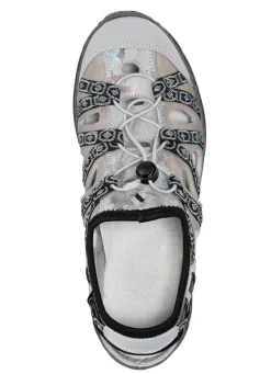 ELENA EDEN Sandale mit Textilbordüre