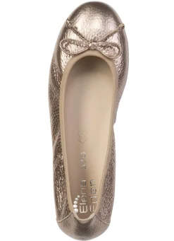 ELENA EDEN, schicke Damen-Ballerinas, Weite G, mit herausnehmbarem Fußbett