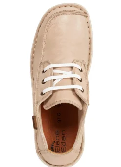 ELENA EDEN Schnürschuh aus Nappaleder mit Knitter-Struktur