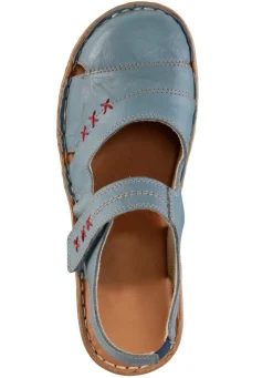 ELENA EDEN Slipper aus Nappaleder mit Knitter-Struktur