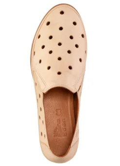 ELENA EDEN Slipper aus weichem Nappaleder mit Lochungen