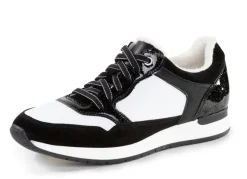 ELENA EDEN Sneaker aus Nappa-und Veloursleder