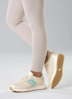 ELENA EDEN Sneaker aus schimmerndem Nappaleder