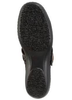 ELENA EDEN, sommerliche Damen-Spangenschuhe, Weite H, mit herausnehmbarem Fußbett