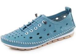 ELENA EDEN, sommerliche Damen-Slipper, Weite G, mit herausnehmbarem Fußbett