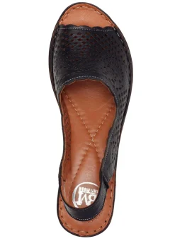 ELENA EDEN, sommerliche Damen-Sandaletten, Weite G, aus Leder