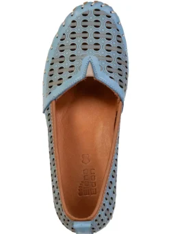 ELENA EDEN, sommerliche Damen-Slipper, Weite G, mit herausnehmbarem Fußbett