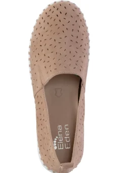 ELENA EDEN, sommerliche Damen-Slipper, Weite H, mit herausnehmbarem Fußbett