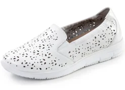 ELENA EDEN, sommerliche Damen-Slipper, Weite G, mit herausnehmbarem Fußbett