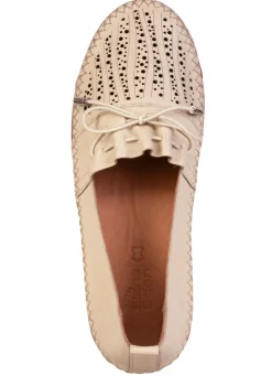 ELENA EDEN, sommerliche Damen-Slipper, Weite G, aus Leder