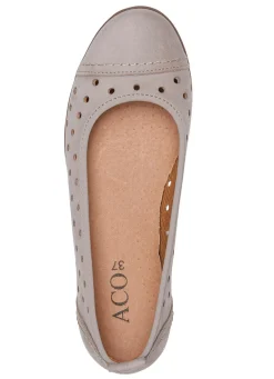 ELENA EDEN, sommerliche Damen-Ballerinas, Weite G, mit herausnehmbarem Fußbett