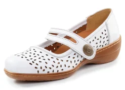 ELENA EDEN, sommerliche Damen-Spangenschuhe, Weite H, mit herausnehmbarem Fußbett