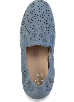 ELENA EDEN, sommerliche Damen-Slipper, Weite G, mit herausnehmbarem Fußbett