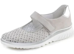 ELENA EDEN Spangenschuh aus Veloursleder mit luftigen Durchbrüchen