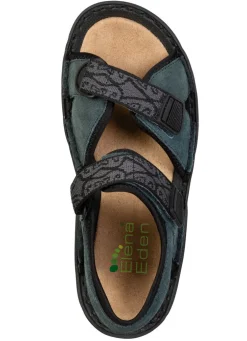 ELENA EDEN, sportliche Damen-Sandalen, Weite G, mit Klettverschluss