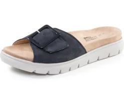 ELENA EDEN, stylische Damen-Pantoletten, Weite H, mit herausnehmbarem Fußbett