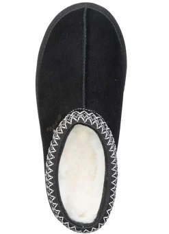 ELENA EDEN, warme Damen-Clogs, mit Lammfell