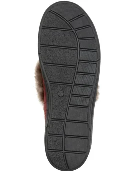 ELENA EDEN, warme Damen-Hausschuhe, Weite H, mit Lammfell