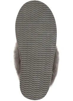 ELENA EDEN, warme Damen-Hausschuhe, mit Lammfell