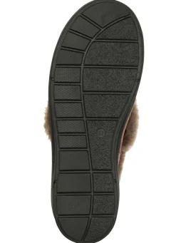 ELENA EDEN, warme Damen-Hausschuhe, Weite H, mit Lammfell