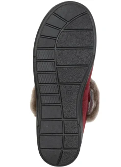 ELENA EDEN, warme Damen-Hausschuhe, Weite H, mit Lammfell