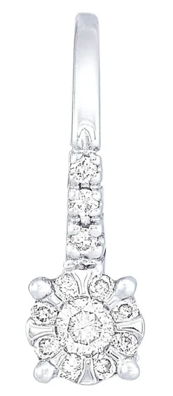 Exquisite Ohrringe mit 24 Brillanten