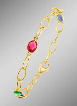 Farbenfrohe Eleganz: Armband mit Quarzen in verschiedenen Farben