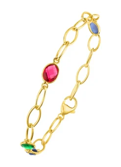 Farbenfrohe Eleganz: Armband mit Quarzen in verschiedenen Farben