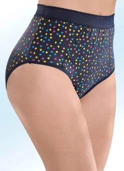 Fünferpack Formslips mit buntem Punktedessin