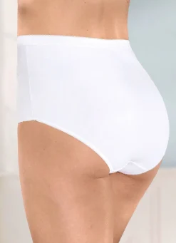 Fünferpack Slips mit Blumemotiv