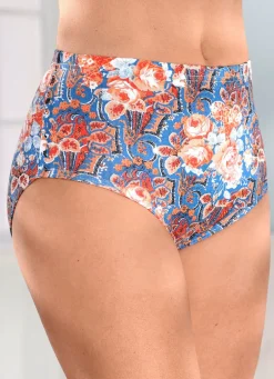 Fünferpack Slips mit buntem Druckdessin