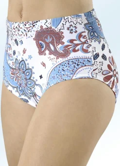 Fünferpack Slips mit buntem Druckdessin
