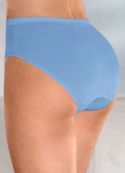 Fünferpack Slips mit glänzenden Abschlüssen