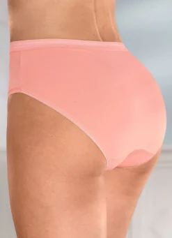 Fünferpack Slips mit glänzenden Abschlüssen