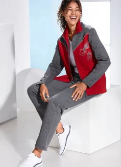 Freizeitanzug mit Glitzerpaspeln