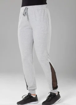 Freizeithose mit Netzeinsatz in 4 Farben