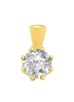 Funkelnder Anhänger mit Brillant